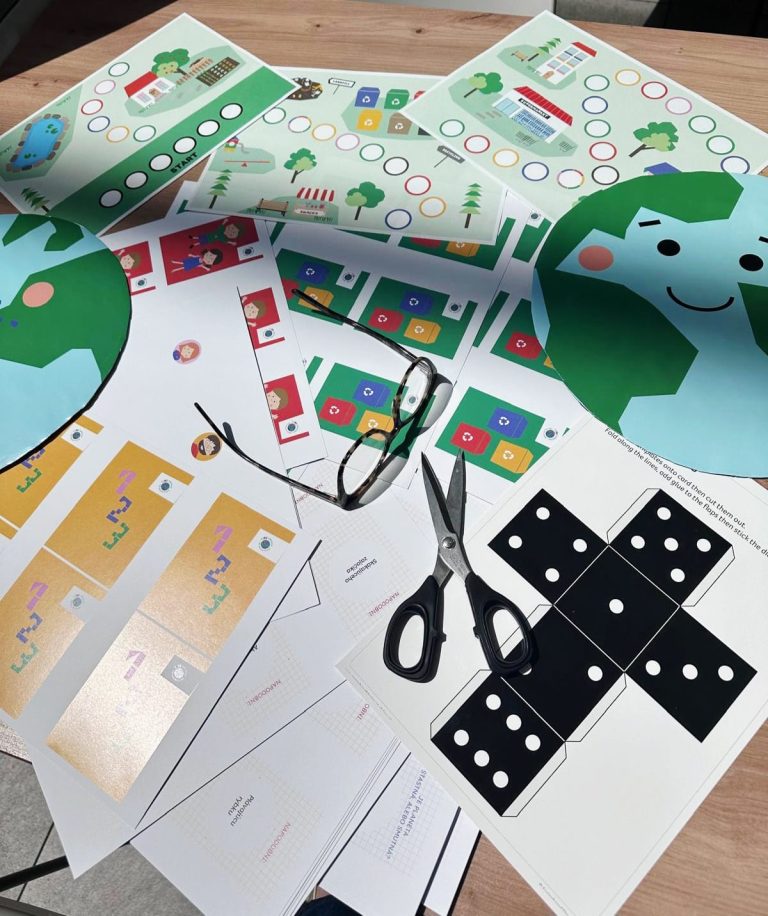Materialele jocului educațional TinyGreens